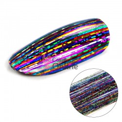 Banda decor pentru unghii Color Holografica de 0,05mm